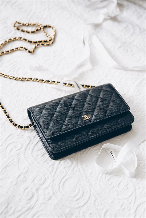 chanel crossbody wallet on chain